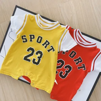 

Baby Short-Sleeved Romper 2020 Summer Digital Newborn Romper