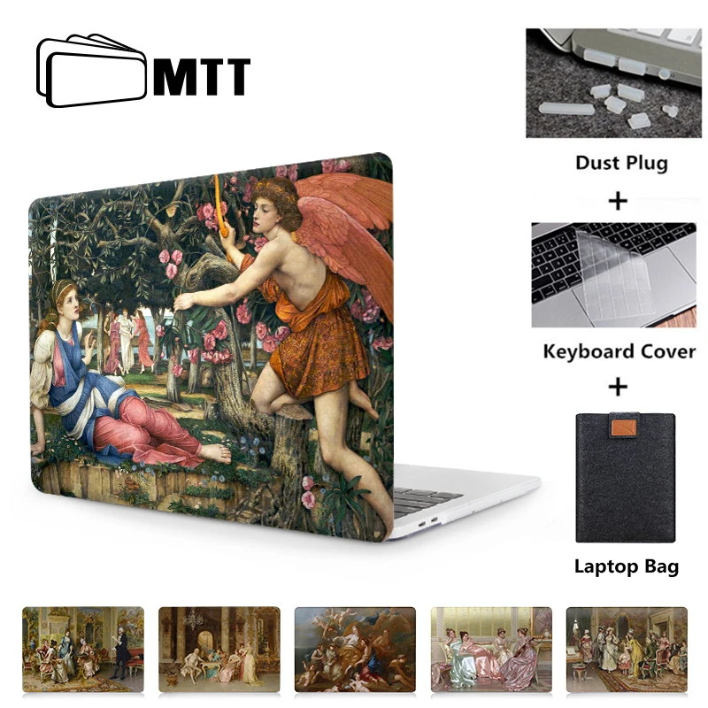 Чехол для ноутбука MTT для Macbook Air Pro 11 12 13 15 Retina с сенсорной панелью, 2019 чехол с масляной краской для Mac book Pro 16 дюймов Funda Чехол для ноутбука MTT для Macbook Air Pro 11 12 13 15 Retina с сенсорной панелью, 2019 чехол с масляной краской для Mac book Pro 16 дюймов Funda