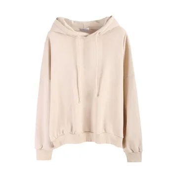 

Women's Fashion Clothing Spring And Autumn Thin Loose Korean Version 2020 New Hooded Round Neck Lazy Students