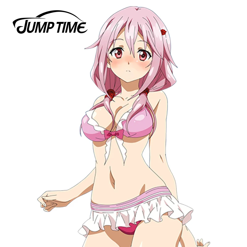 JumpTime 13 см x 9 1 автомобильный Стайлинг супер сексуальная красота Yuzuriha Inori JDM аниме