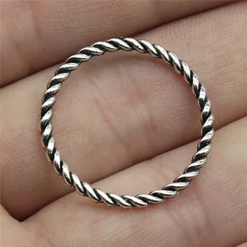 

Wholesale Jewelry Lots Antique Silver Color 25mm Circle Pendants For Bracelets Jewelry Material 200 Pieces