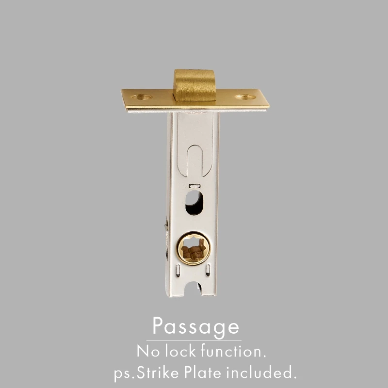 Door Lock Lock Case Mortise Tubular Latch Oblique Tongue Square Tongue