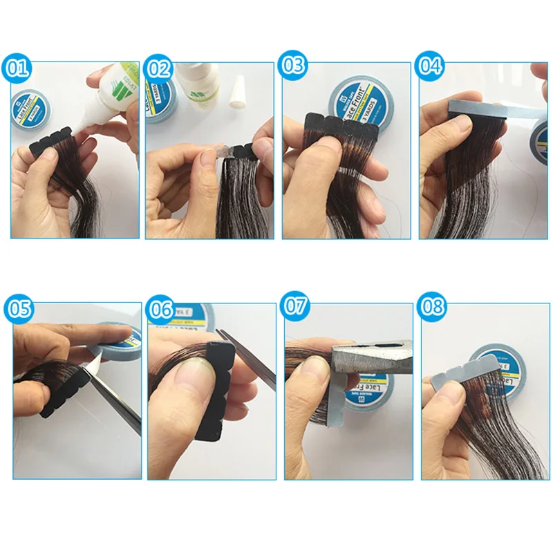 3yard 0.8cm front lace wig glue Double-Sided Tape glue wig glue for tape Hair Extension tape hair lace front tape glue adhesives