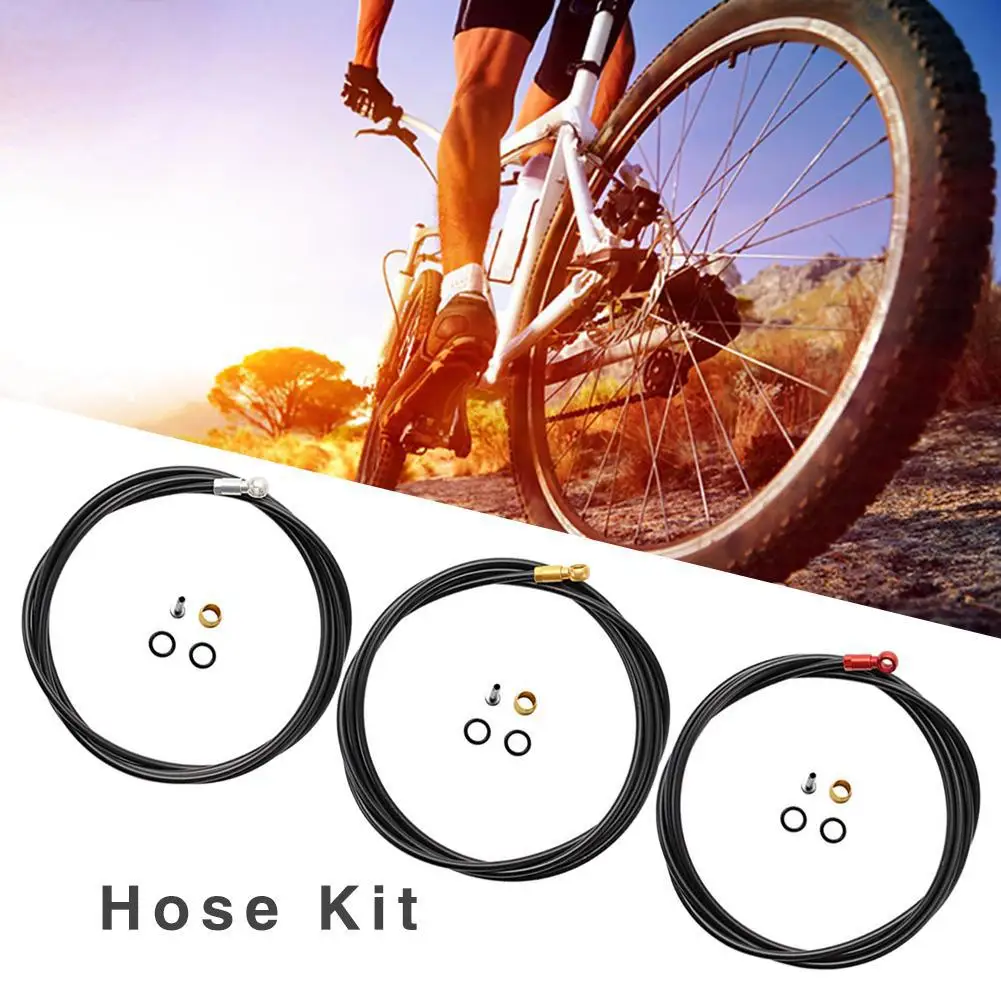

HobbyLane 2m Bicycle Hydraulic Disc Brake Hose Kit Extended Oil Brake Tubing Mountain Bike Disc Brake Hose for Shimano SLX O XT