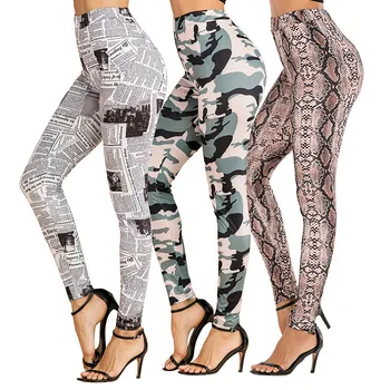 

Pants For Women 2020 Women High Waist FASHION print spring summer Pants Stretchy Trousers Skinny Pants Ropa Mujer