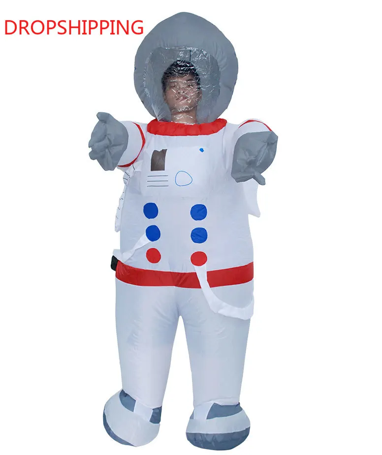 

Adult Spaceman Space Astronaut Mens Fancy Dress Stag Party Costume Outfit inflatable Spaceman cosplay for men