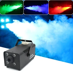 Mini Machine à brouillard avec télécommande sans fil, 400W, éclairage LED RGB, faisceau de fumée, pour Bar, scène, DJ, Disco, mariage, teinture 