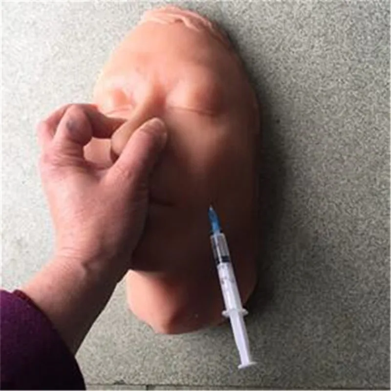 

Practice Bone Human Head Mold Men's and Women's Practice Injection Model Professional Teaching