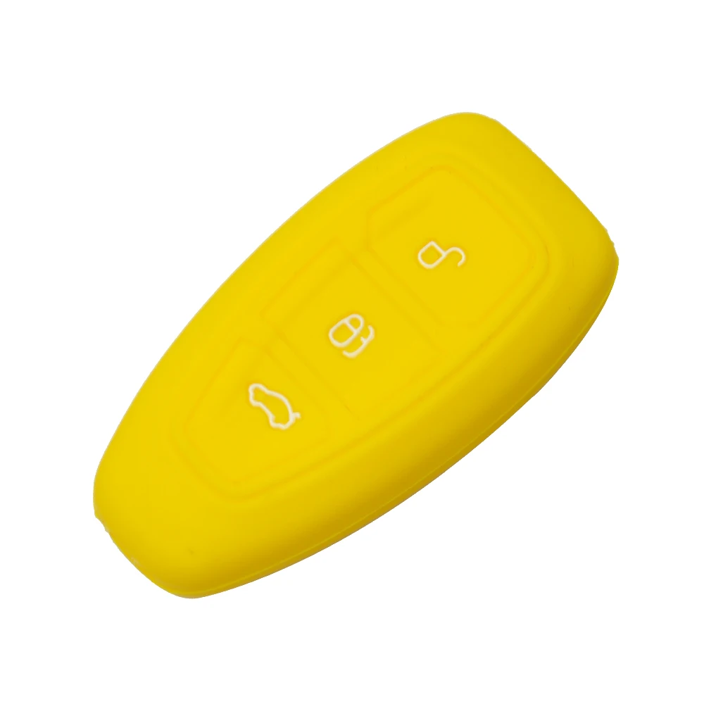 KeyforkessChiave Del Silicone Per Ford Caso Astuto Della Copertura Della Cassa Chiave A Distanza Per Ford Fiesta Messa A Fuoco Mondeo Ecosport Kuga MK2-Mk4 ranger 2 3 ST - Hc31b604cd7464e6ba76f5ae7a07ae0266