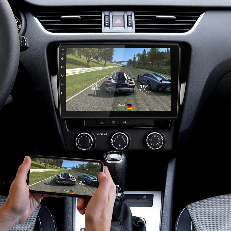 10," 2Din Android 8,1 для Volkswagen SKODA Octavia 3 A7- автомобильный Радио Мультимедиа Видео плеер навигация RDS головное устройство