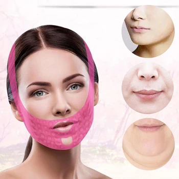 

Facial Massage Bandage Silicone Thin Face Mask Massage Point Tightening Skin Face Lifting Tool Reduce Wrinkles Double Chin Hot