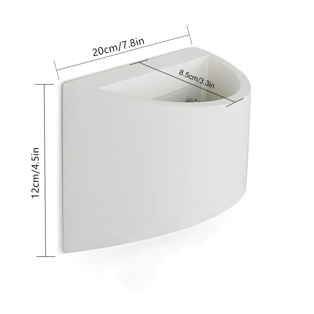 Современный гипсовый настенный светильник ручной работы 110 В 220 светодиодный