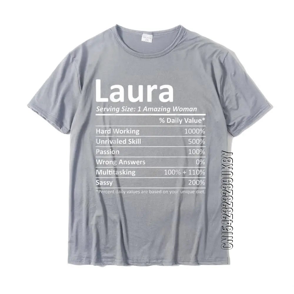 Personalized LAURA Nutrition Christmas Gift T-Shirt - Classic Cotton Men's Tee