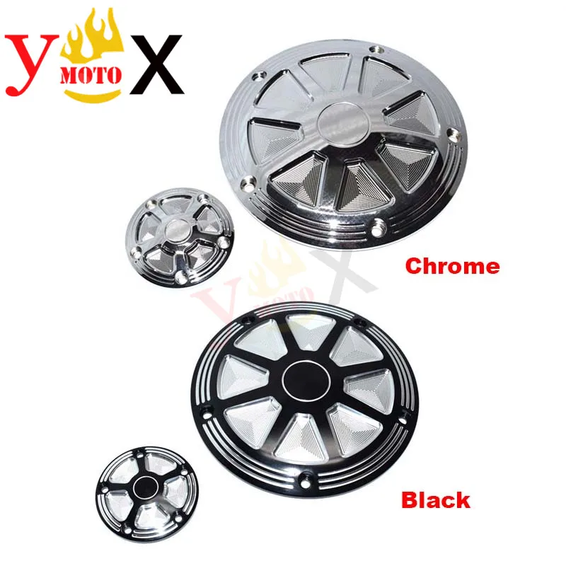 

CNC Derby Timer Timing Cover Engine Guard For Harley Touring Road King Street Glide Dyna Softail Fatboy Electra Glide Classic
