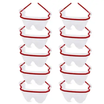 

10Pcs Disposable Anti Droplet Splashproof Safety Goggles Eye Protection Glasses