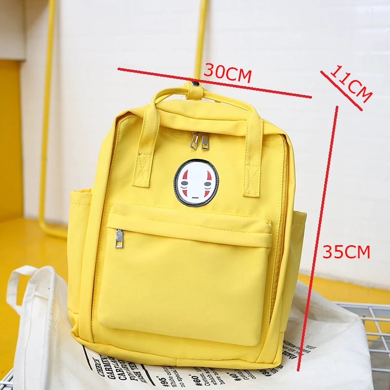 Женский рюкзак с принтом, сумка для женщин, большой школьный рюкзак для ноутбука, для колледжа, Студенческая дорожная сумка, школьная сумка для женщин желтого цвета