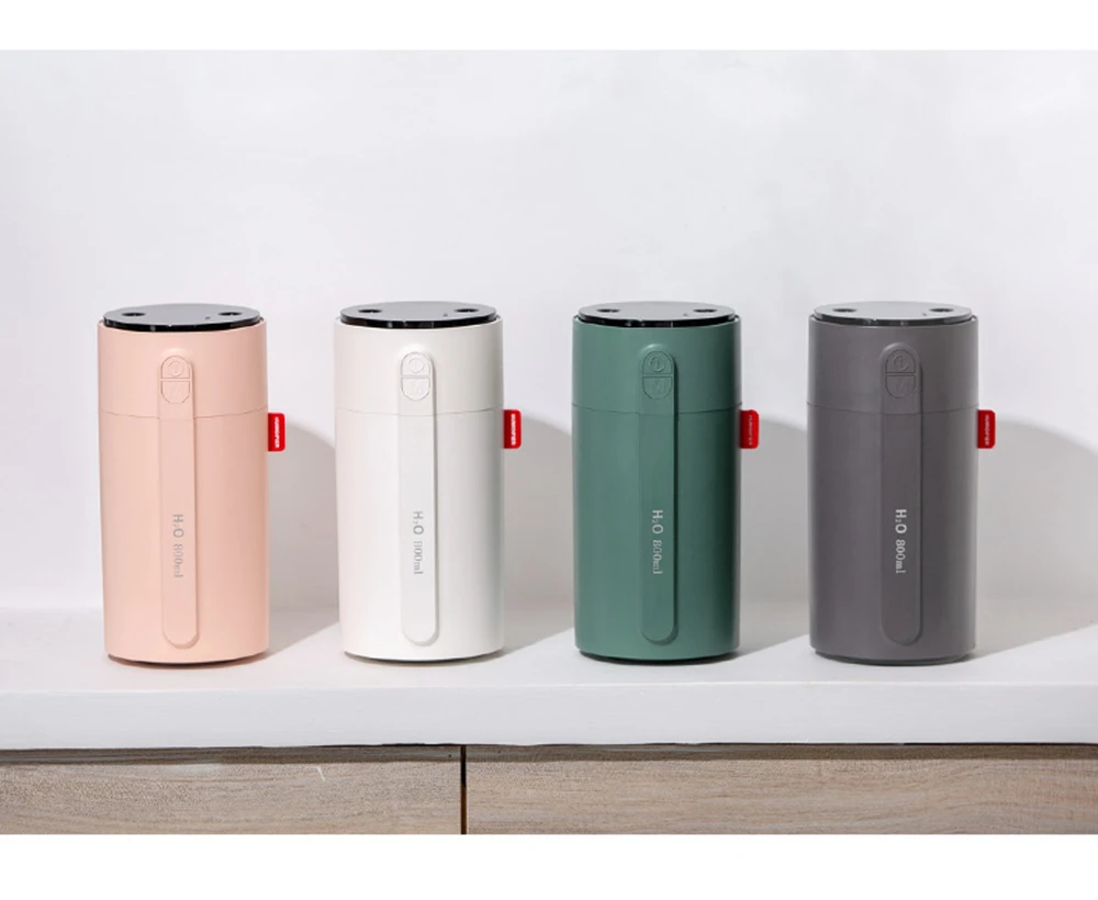 800ml Wireless Aromatherapy Diffuser Humidifier 2000mAh Battery Rechargeable Essential Oil Diffuser Air Humidifier For Home Car