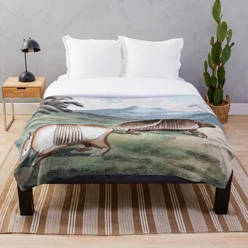 

Twelve Banded Armadillos Throw Blanket Soft Sherpa Blanket Bed Sheet Single Knee Blanket Office Nap Blanket