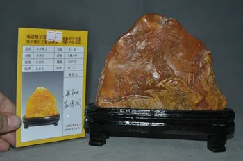 

wedding decoration Tianhuang shoushan stone hand-carved Maple tree old man statue seal Stamp signet