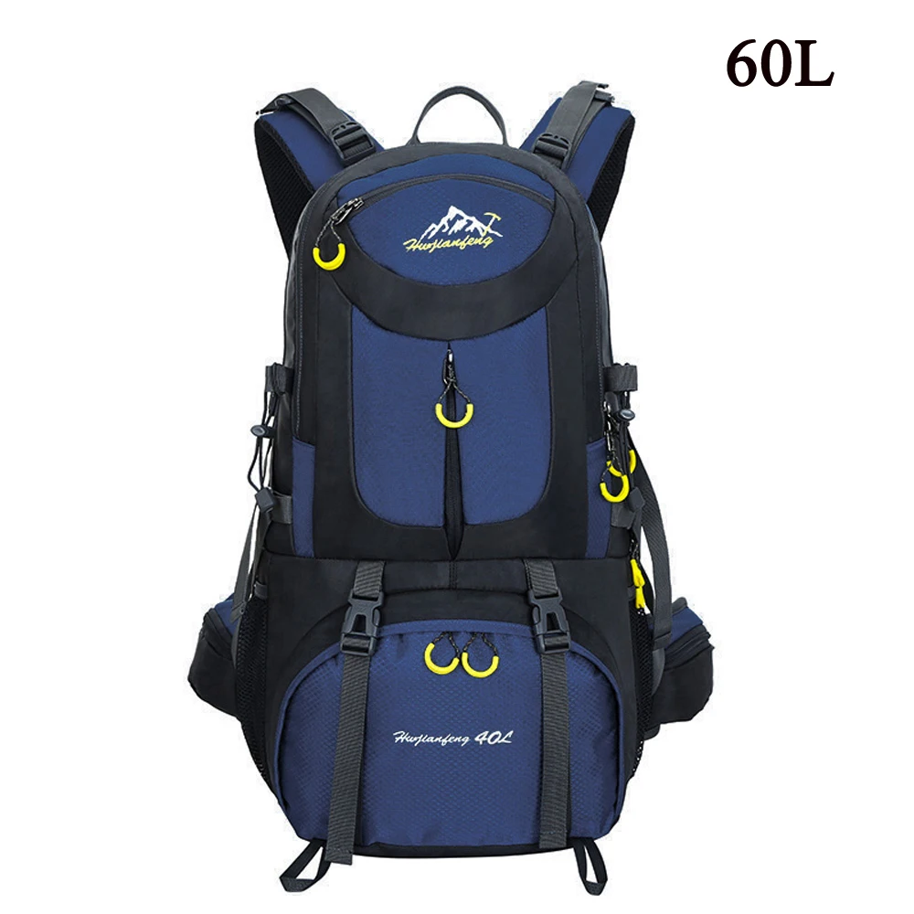 Водонепроницаемый скалолазания рюкзак 40L/50L/60LOutdoor спортивная сумка путешествия рюкзак Кемпинг Пеший Туризм рюкзак Для женщин походная сумка - Цвет: Dark blue 60L