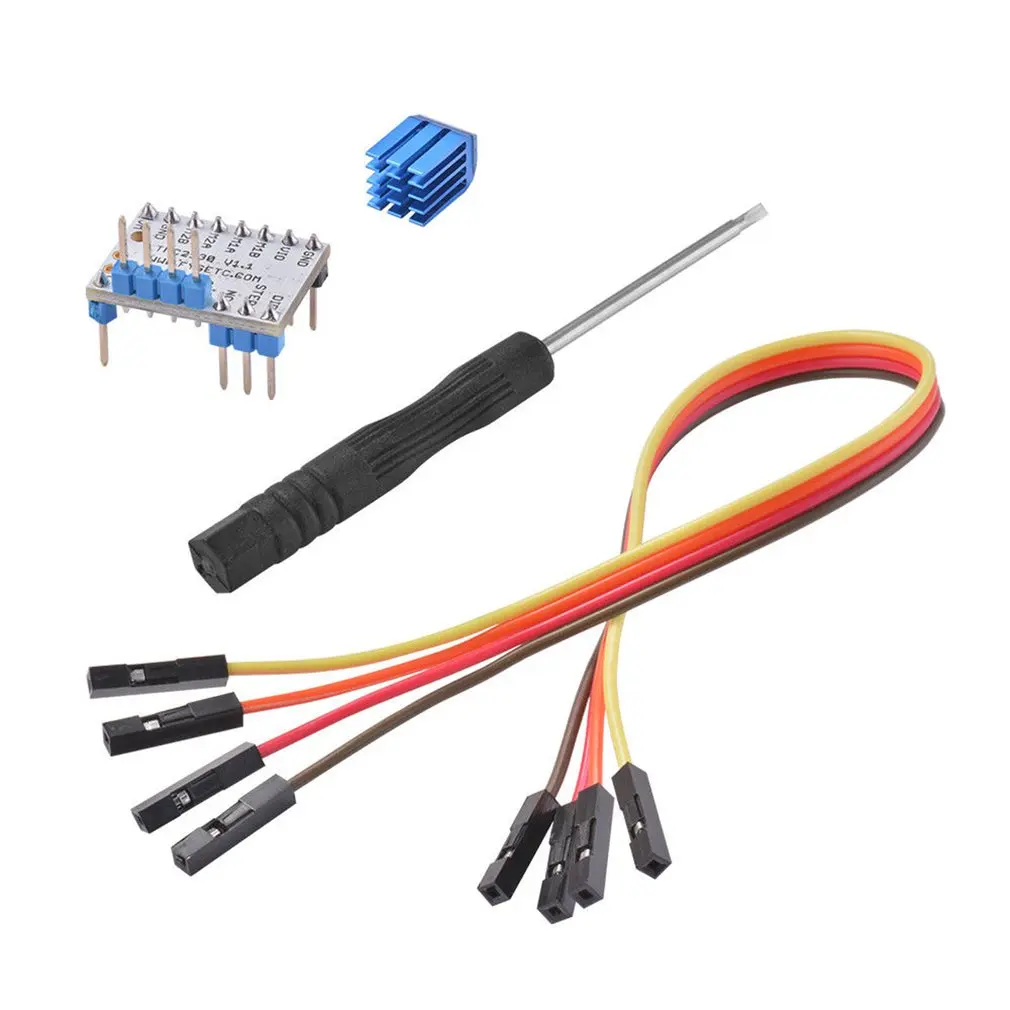 TMC2130 V1.1 Stepstick Драйвер шагового двигателя SPI+ радиатор для 3D-принтера TE882