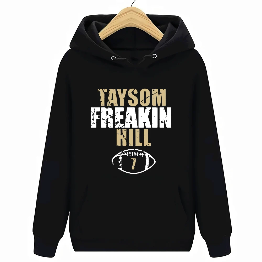 Taysom Freakin/толстовки с капюшоном - Цвет: Черный