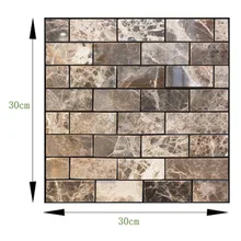 10 шт. домашний Декор 3D ПВХ стена «под дерево» наклейка s бумажные обои под кирпич деревенский эффект самоклеющаяся наклейка для украшения дома комнаты