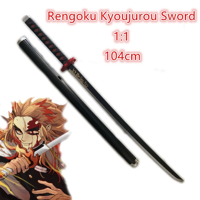 Rengoku Kyoujurou Katana De 104 Cm – Sabre Demon Slayer, Épée Demon