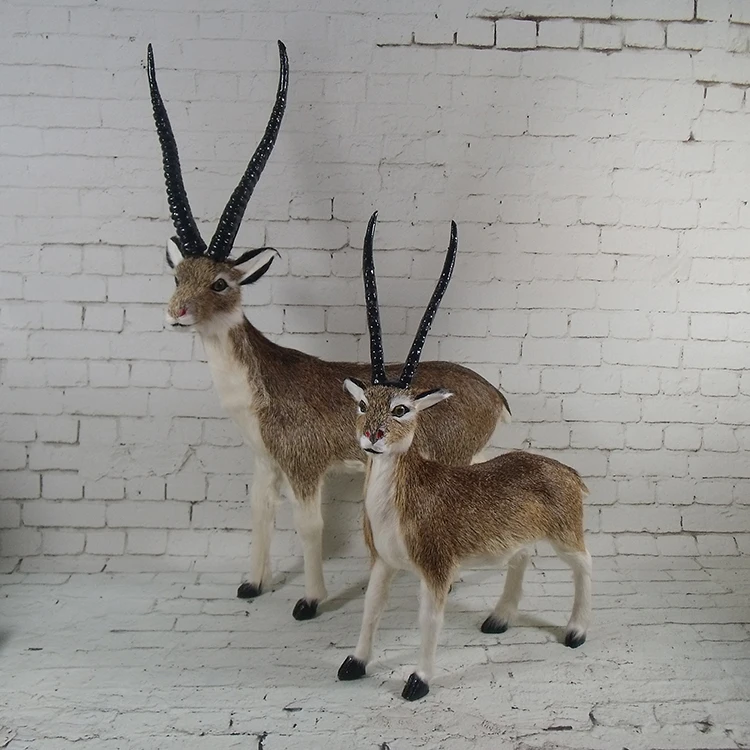

Simulation Antelope Fur Animal Doll Crafts Antelope Goat Sheep Ornaments Sheep Performance Photography Props Decoration Crafts