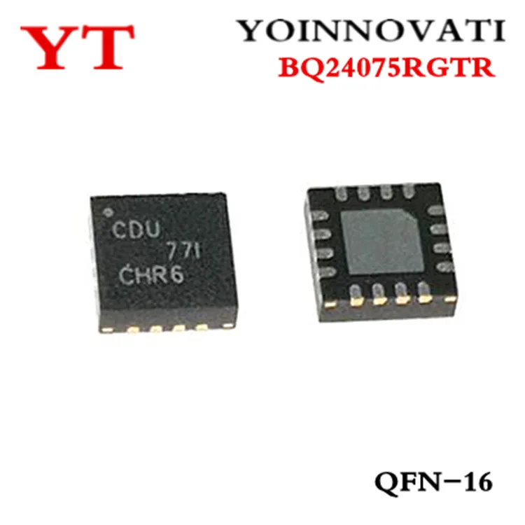 

10 шт./лот BQ24075RGTR BQ24075 CDU Li-Ion CHARGE MGMT QFN16 лучшее качество