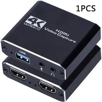 

NEW 4K 1080P HDMI Video Capture Card USB 2.0 Recorder Box Device For Live Streaming Video Recording