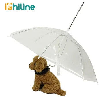 

Dog Umbrella Teddy Poodle Small Dog Leading Umbrella Walking Dog Traveling Out Dog Waterproof Poncho Pet Products