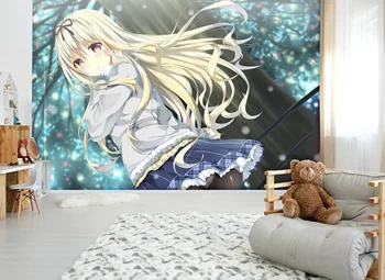 

[Self-Adhesive] 3D Pretty Girl 968433 Japan Anime Wall Paper mural Wall Print Decal Wall Murals