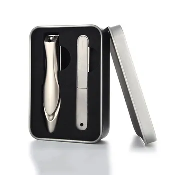 

Newly Toe Nail Clippers Nippers Cutter Anti-splash Stainless Steel Manicure Tool Set CLA88