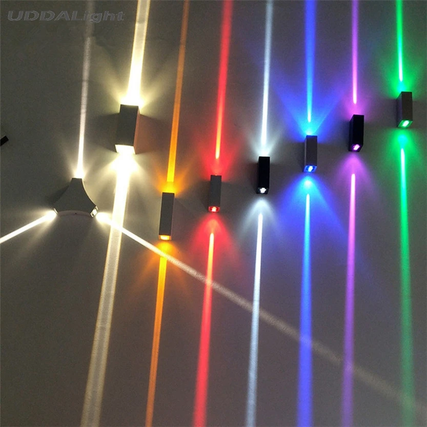 Cree вверх вниз светильник Moden настенный крыльцо черный 15 градусов узкое IP65