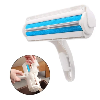 

Pet Hair Remover Roller Lint Sticking Roller Removing Dog Cat Hair from Furniture Carpets Clothing One Hand Operation