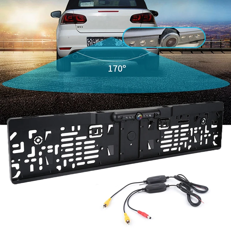 Беспроводная рамка номерного знака европейского стандарта CCD динамическая