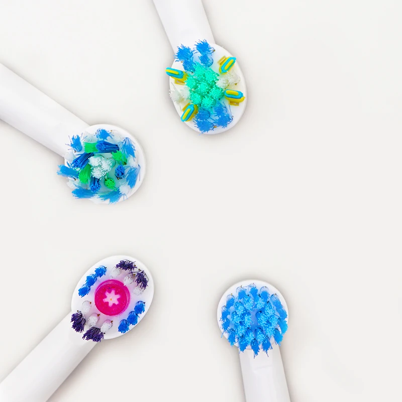 

4Pcs For Oral B Toothbrush Heads Cross Action For Braun Oral b Brush Heads Rotating Electric Toothbrush Head Pro Health/Vitality