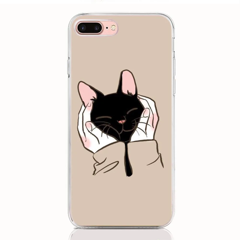 A16 Чехол из закаленного стекла для iPhone 11 Pro XS Max 7 8 Plus 6 6S Plus 5S 5 задняя крышка с принтом интересный чехол для телефона с рисунком в виде животного - Color: A16