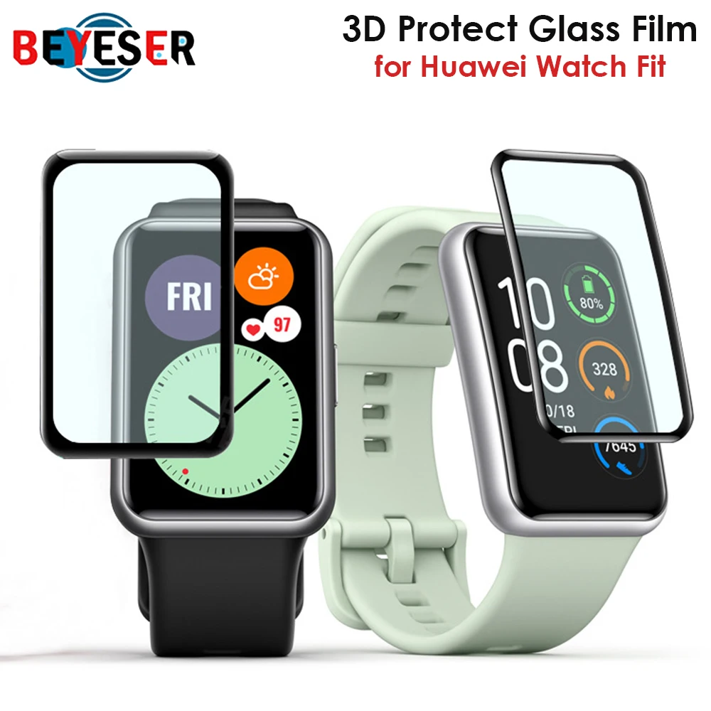 

3D Curved Edge HD Screen Protector Film for Huawei Watch Fit /Honor Watch ES FULL Coverage Clear Anti-Scratch Cover Protect Film