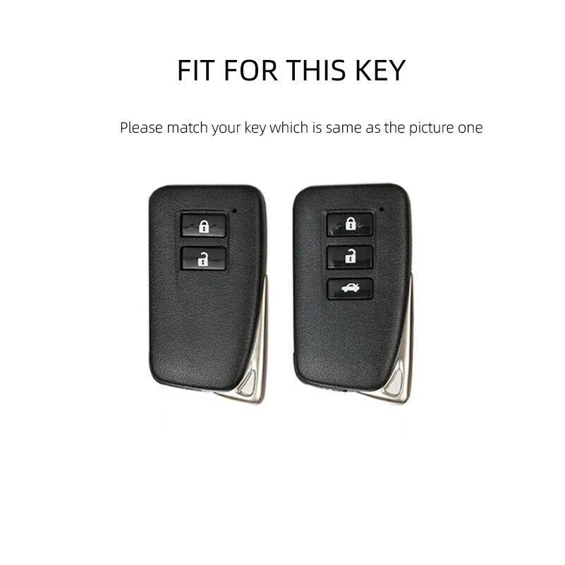 Portachiavi in pelle con telecomando per Lexus ES 300h 350 NX RX GS 250 350 RC 300 IS250 350 200t LS460 con portachiavi - Hc31d26ffc1124d33a172f8a9fe6b4dbf9