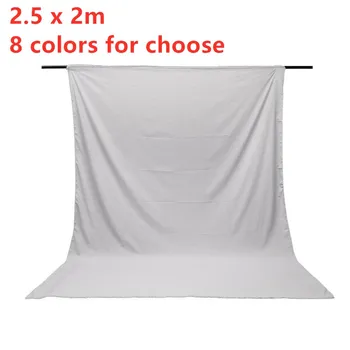 

2.5x2m Photography Background Backdrop Solid color Photo Studio Backdrop Green Screen Chromakey Photo Shoot Background 8 Colors