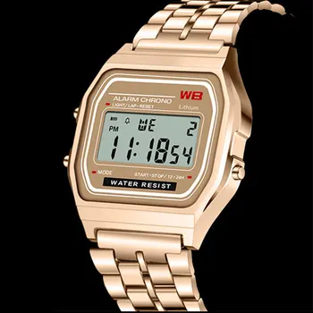 

Sport Women Watch Multi-function The Classic Square LED Electronic Watches Alloy