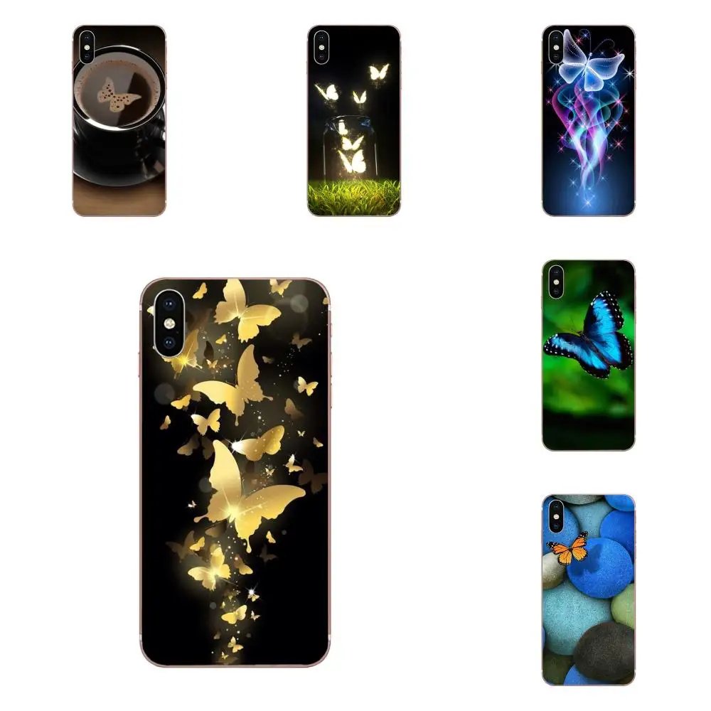 

Soft Cell Phone Case Cover Beauty Colorful Butterfly Coque Shell For Xiaomi Redmi Note 2 3 3S 4 4A 4X 5 5A 6 6A Pro Plus