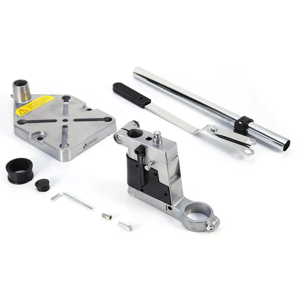 Adjustment Drill Press Stand Tool Work Pillar Pedestal Clamp for Drilling Collet Scale with Stop Added Functionality|Тиски| |