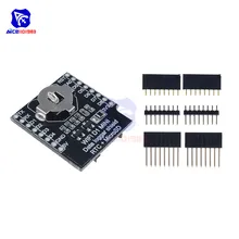 Diymore WeMos D1 Mini WiFi pokładzie gniazdo karty Micro SD rejestrator danych tarcza RTC DS1307 zegar czasu rzeczywistego moduł dla Arduino Raspberry