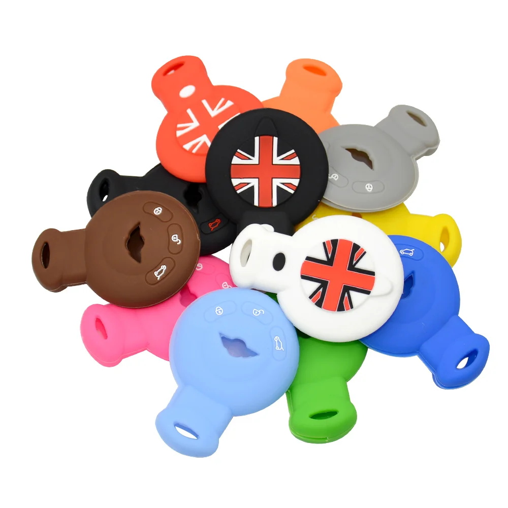 Custodia protettiva per portachiavi in Silicone a 3 pulsanti in Silicone di alta qualità per BMW Mini Cooper R60 R56 R55 R57 R58 R59 accessori custodia chiave - Hc31db43bf63c4b6fba76c6f936e23d87Y