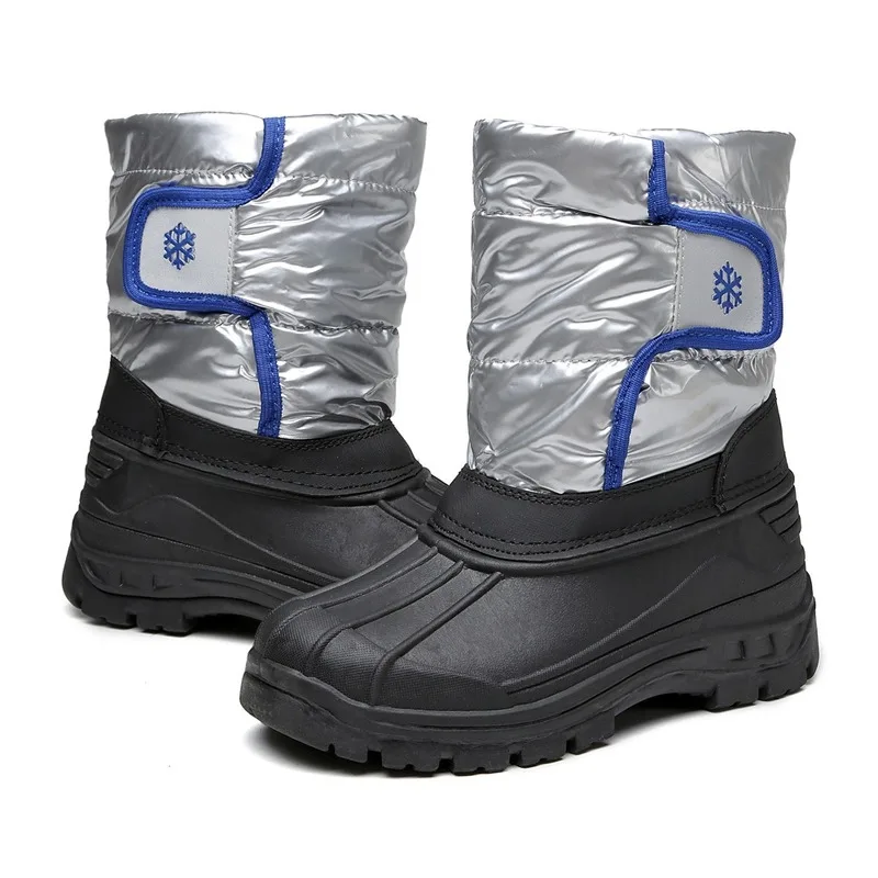 

Dollplus -30 Degree Russia Winter Keep Warm Baby Boy Woolen Lined Snow Boots Toddler Kids Anti-Skidding Waterproof Rubber Boots