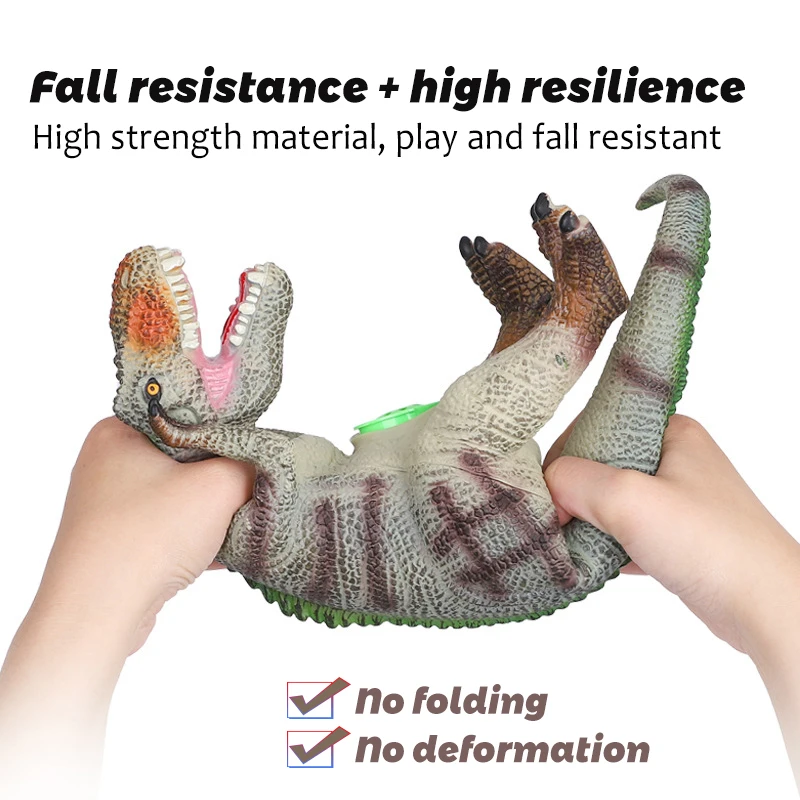 Figurine Dinosaure Indominus Rex 39x15 Cm - Mâchoire Mobile - Modèle Réaliste En Plastique - Jouet Et Décoration Pour Enfants