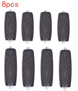 8pcs Pedicure Ricarica Rullo A Pelo Elettronici File di Piede Strumento di Ricarica Rullo A Pelo Strumento di Riparazione di Cura Del Piede di Pedicure Della Macchina Testa Del Piede Scrubber 1
